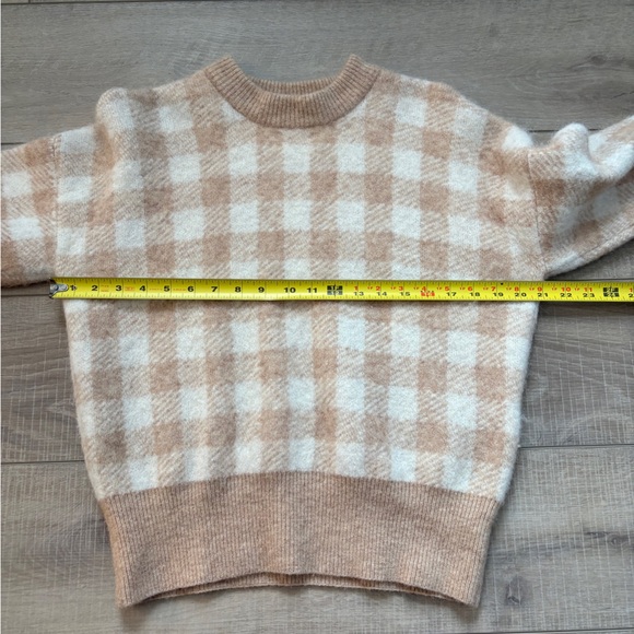 Sezane Becky Plaid Gingham Jumper - Picture 8 of 14